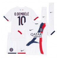 Paris Saint-Germain Ousmane Dembele #10 Udebanesæt Børn 2024-25 Kortærmet (+ Korte bukser)